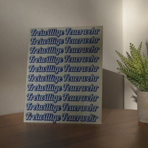 freiwillige feuerwehr deko